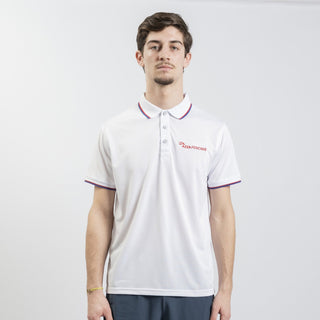 Polo-Sport in atmungsaktivem weißem Piqué - Premium-Fechtschuhe - Azza Fechten